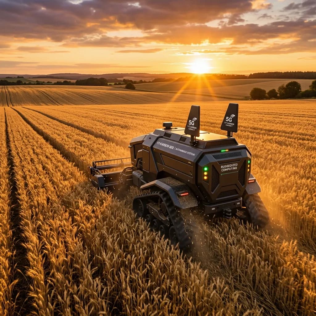 5G 연결된 밭: YT-IGN800 고속 게이트웨이로 자율 농업 확장