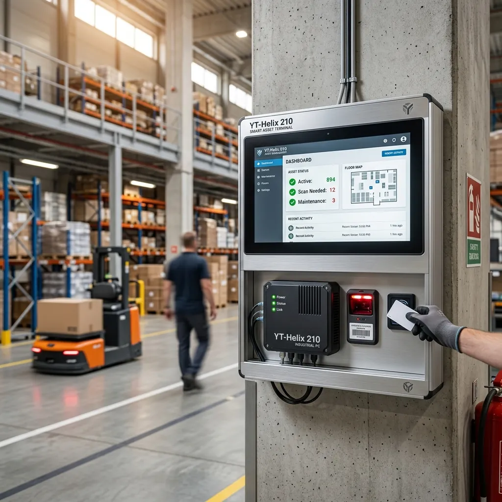 무손실 자산 추적: YT-Helix 310이 자율 창고 키오스크를 지원하는 방법